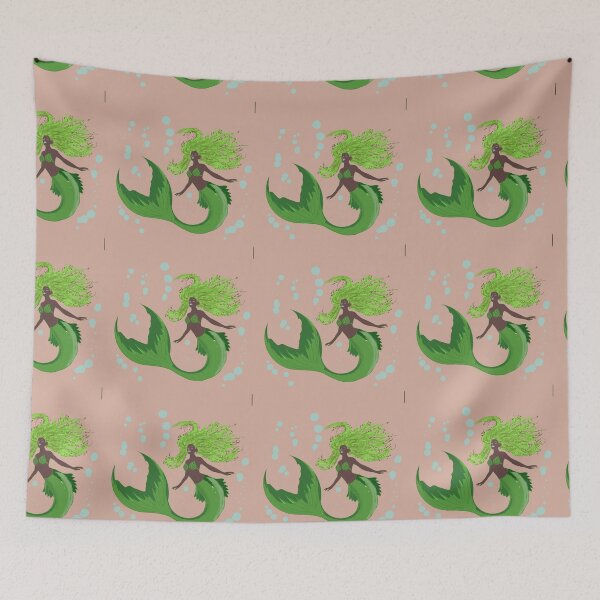 Item preview, The Green Mermaid designed and sold by AdonnelArts.