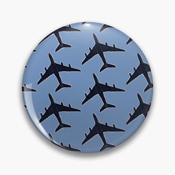 Item preview, Plane  Air Bus A380 Plane on Blue Grey Back Ground designed and sold by Am Fear Liath Mòr Designs.