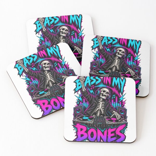 Item preview, Skeleton DJ – Bass in My Bones designed and sold by Univers-shop.