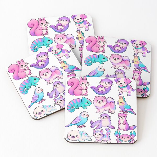 Item preview, Cotton Candy Pals | Critters in Color  designed and sold by JunkDrawerbyJo.