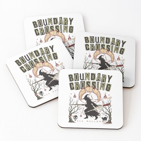 Item preview, Boundary Crossing Witch Halloween Design Graphic Tee v10 designed and sold by DarylWelsh2024.