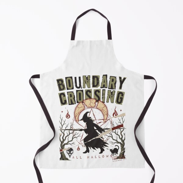 Item preview, Boundary Crossing Witch Halloween Design Graphic Tee v10 designed and sold by DarylWelsh2024.