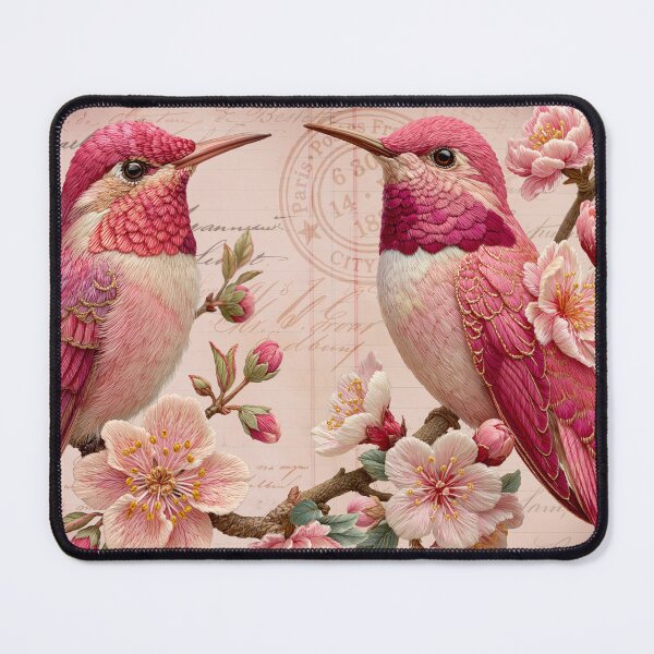 Item preview, Embroidery Bird Nostalgic Romance designed and sold by artsandsoul.