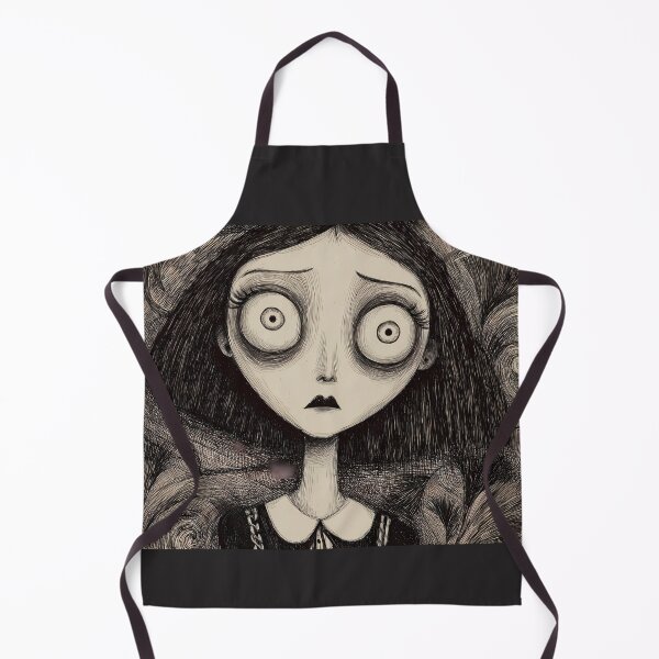 Item preview, Vintage Gothic Girl Sketch designed and sold by SiralyInk.