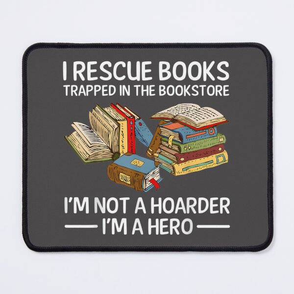 Item preview, I Rescue Books Trapped In The Bookstore Funny Book Lover Design designed and sold by neymargg.