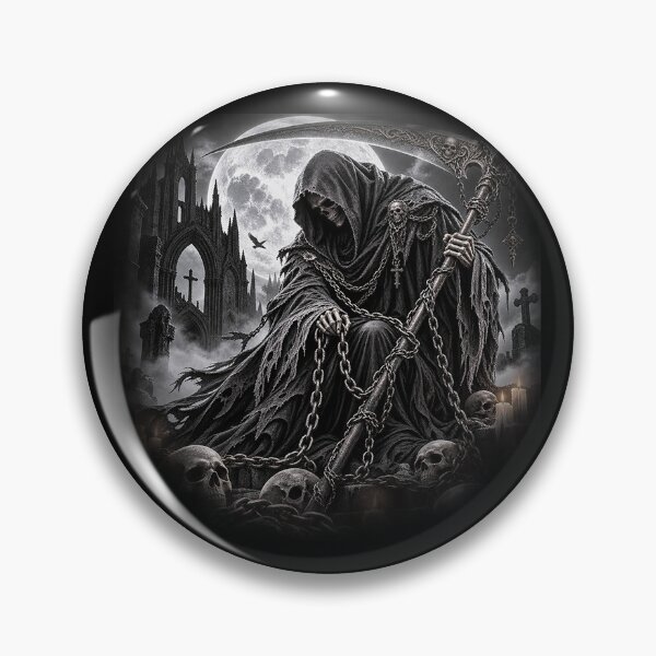 Item preview, Grim Reaper – Gothic Moon and Shadows designed and sold by TroviTutto.