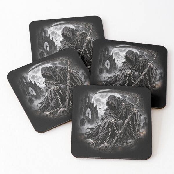 Item preview, Grim Reaper – Gothic Moon and Shadows designed and sold by TroviTutto.
