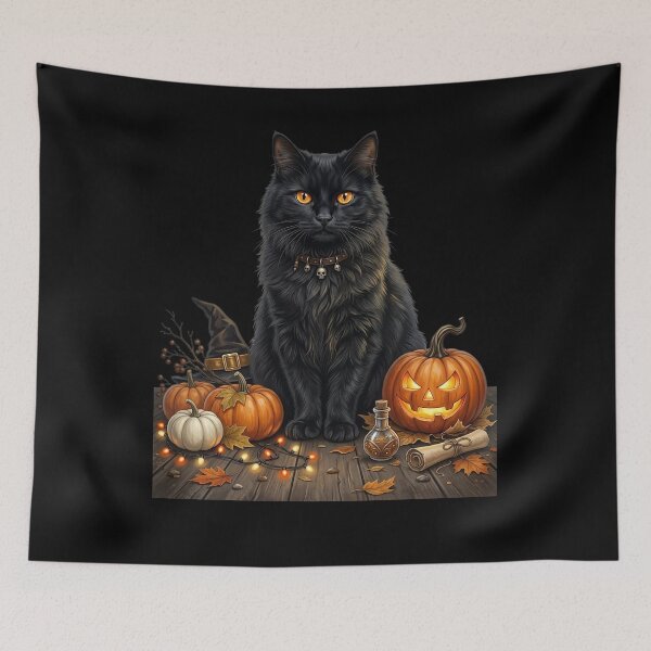 Item preview, Halloween cat designed and sold by ReneMM.
