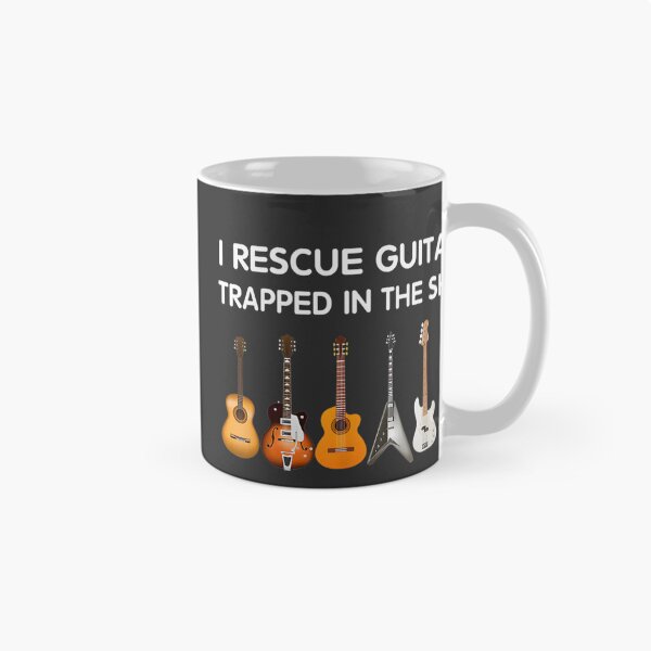 Item preview, I Rescue Guitars Trapped In The Shop Funny Music Lover Design designed and sold by neymargg.