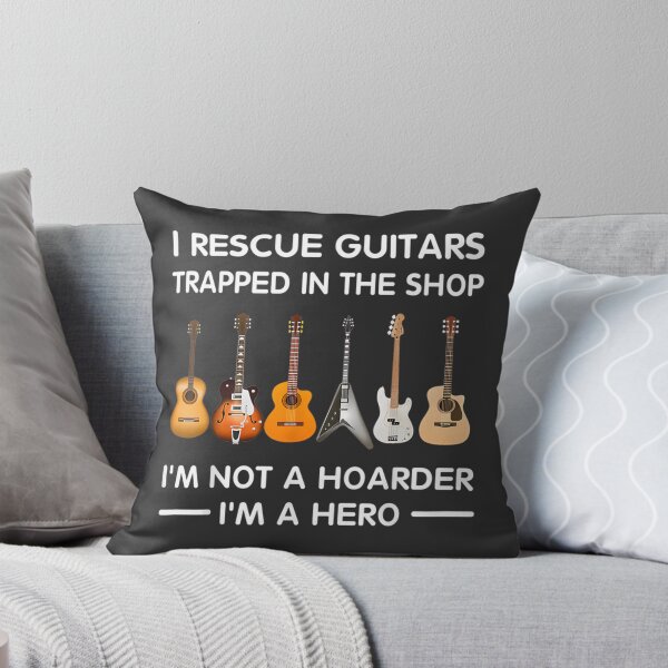 Item preview, I Rescue Guitars Trapped In The Shop Funny Music Lover Design designed and sold by neymargg.