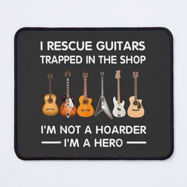 Item preview, I Rescue Guitars Trapped In The Shop Funny Music Lover Design designed and sold by neymargg.