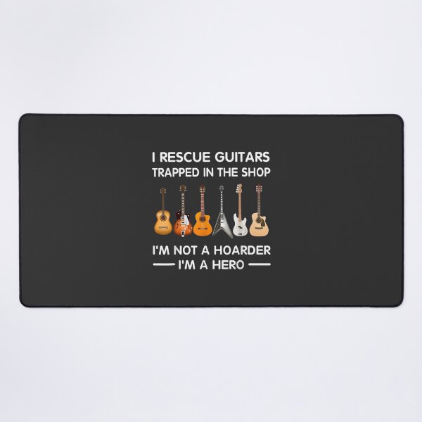 Item preview, I Rescue Guitars Trapped In The Shop Funny Music Lover Design designed and sold by neymargg.