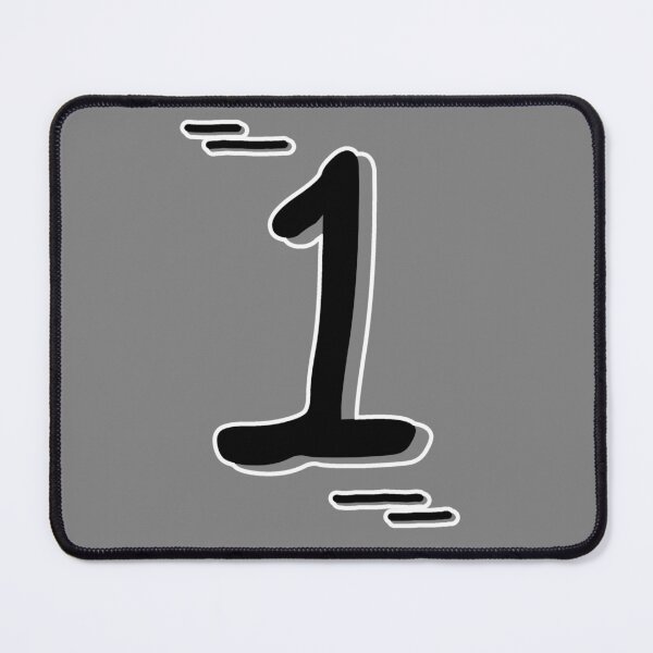 Item preview, Number 1 - Bold Artistic Numeral Design designed and sold by Dyche Studio.