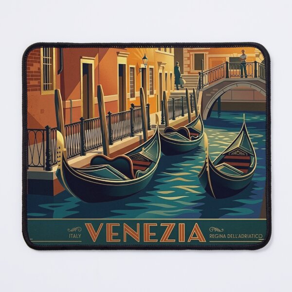 Item preview, Venice vintage travel artwork re-imagined photograph designed and sold by Andiamo-Amigos.