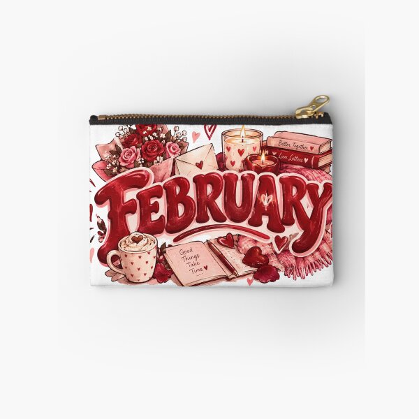Item preview, February Cozy Romance Valentine Love Aesthetic designed and sold by Snikdha.