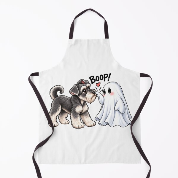 Item preview, Miniature Schnauzer Ghost Boop Dog Halloween designed and sold by 76Valeria.