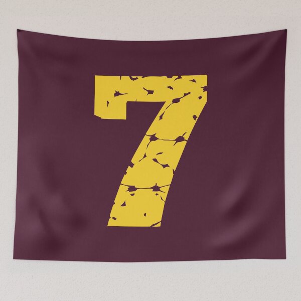 Item preview, Number 7, Yellow #7 designed and sold by Jeallan Designs.
