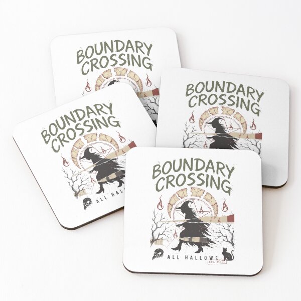 Item preview, Boundary Crossing Witch Halloween Design Graphic Tee v11 designed and sold by DarylWelsh2024.