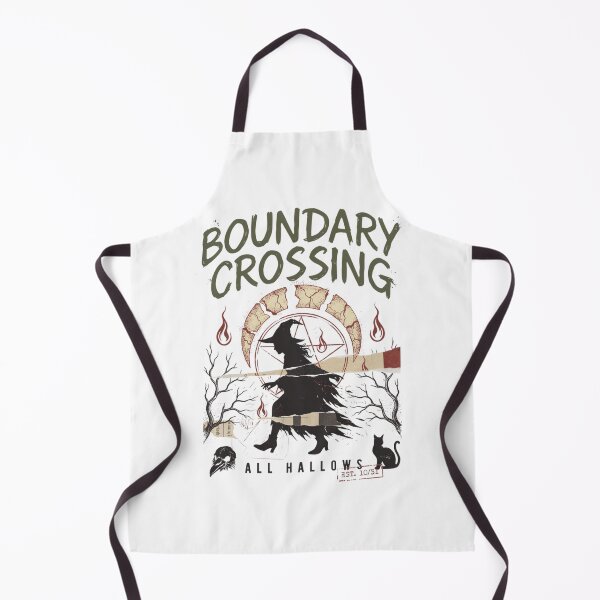 Item preview, Boundary Crossing Witch Halloween Design Graphic Tee v11 designed and sold by DarylWelsh2024.