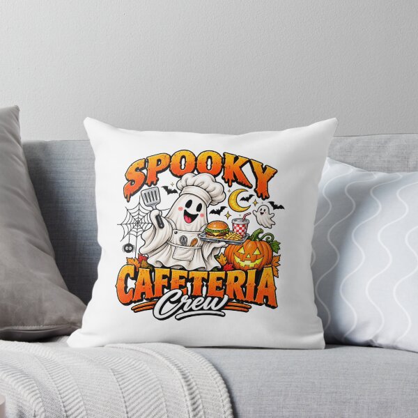 Item preview, Spooky Cafeteria Crew Halloween Ghost Lunch Lady School Chef Graphic designed and sold by PixelForge Studio2.