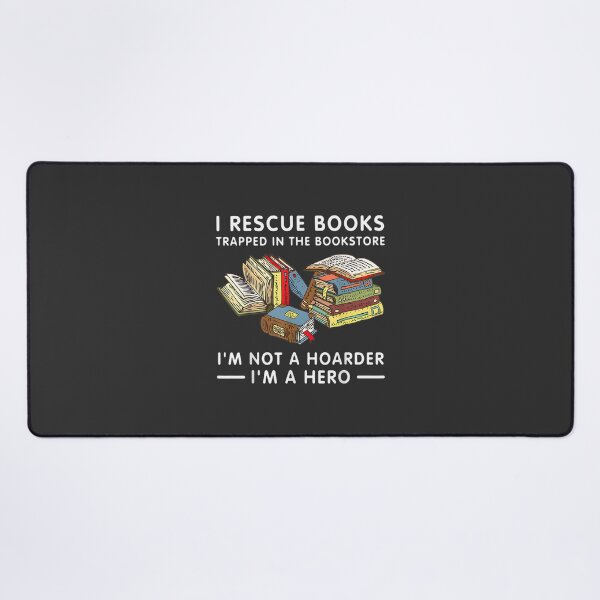 Item preview, I Rescue Books Trapped in the Bookstore Funny Bibliophile Quote Design designed and sold by neymargg.