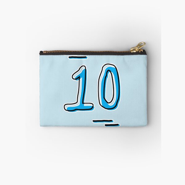 Item preview, Number 10 - Bold Blue Artistic Numeral Design designed and sold by Dyche Studio.