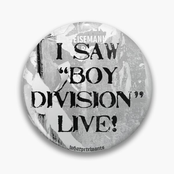 Item preview, Boy Division LIVE! designed and sold by whatpetewants.