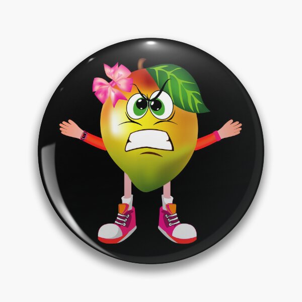 Item preview, Angry Mango Animated Character Girl Version designed and sold by ExpressiveToon.