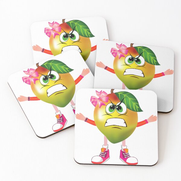 Item preview, Angry Mango Animated Character Girl Version designed and sold by ExpressiveToon.