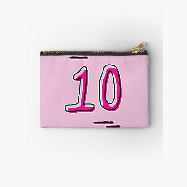 Item preview, Number 10 - Bold Pink Artistic Numeral Design designed and sold by Dyche Studio.