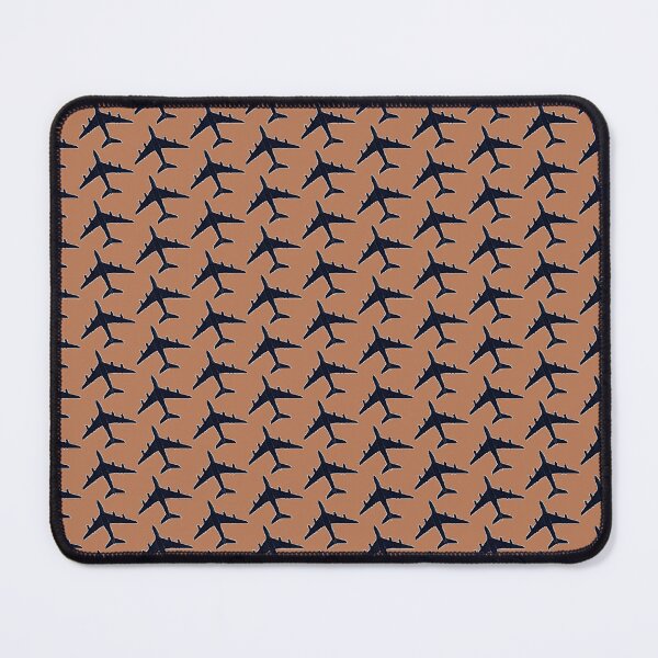 Item preview, Plane Air Bus A380 Plane on Brown Back Ground designed and sold by Am Fear Liath Mòr Designs.