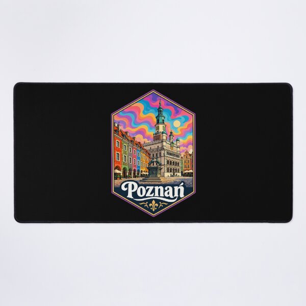 Item preview, Poznan Poland Trippy Art Travel designed and sold by TomFrontierArt.