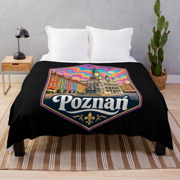 Item preview, Poznan Poland Trippy Art Travel designed and sold by TomFrontierArt.