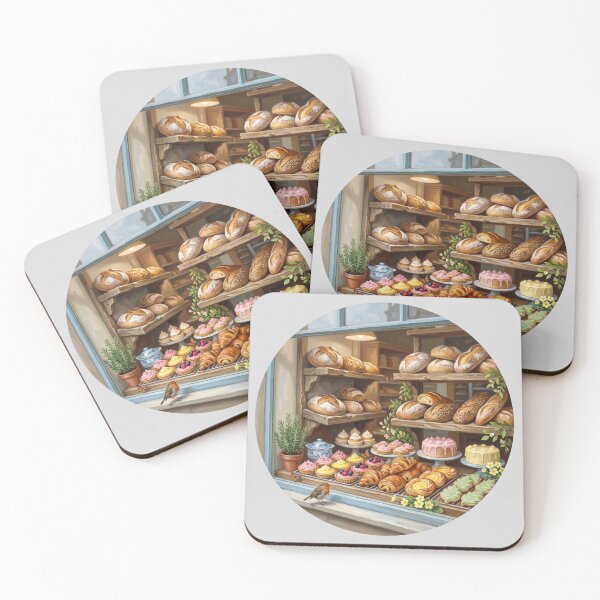 Item preview, Bakery Window Display Painted Bread and Cakes designed and sold by hattie's.