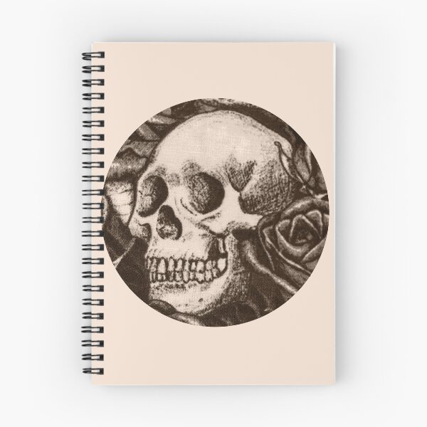 Item preview, Sepia Gothic Human Skull Illustration designed and sold by darksteel101.