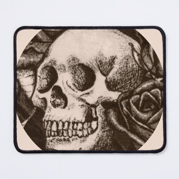 Item preview, Sepia Gothic Human Skull Illustration designed and sold by darksteel101.