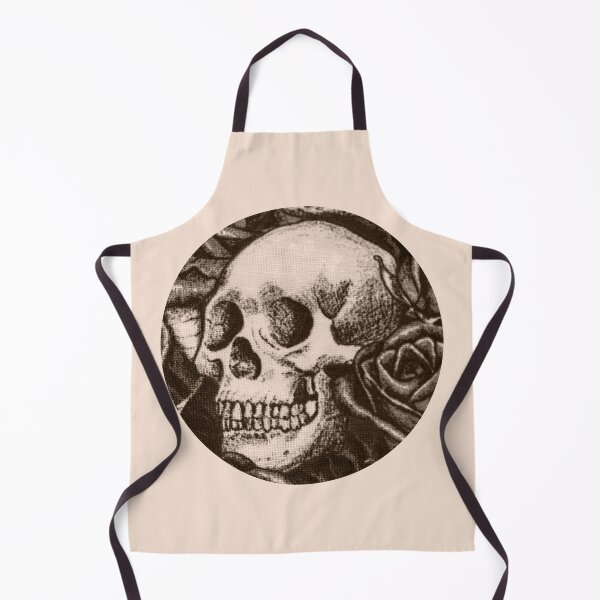 Item preview, Sepia Gothic Human Skull Illustration designed and sold by darksteel101.
