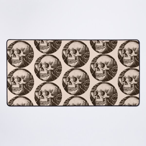 Item preview, Sepia Gothic Human Skull Illustration designed and sold by darksteel101.