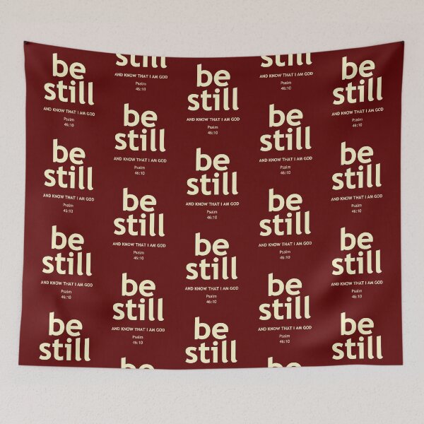 Item preview, be still and know that I am God designed and sold by joztees.