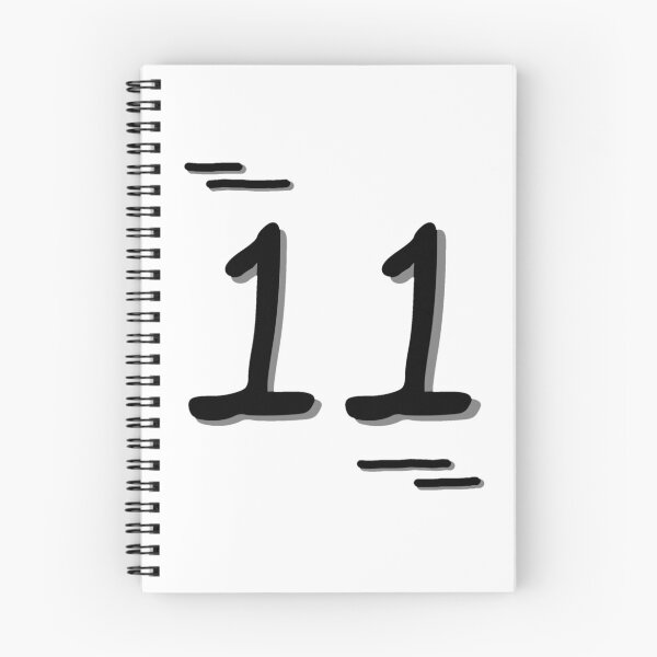 Item preview, Number 11 - Bold Black Artistic Numeral Design designed and sold by Dyche Studio.