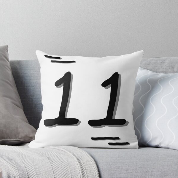 Item preview, Number 11 - Bold Black Artistic Numeral Design designed and sold by Dyche Studio.