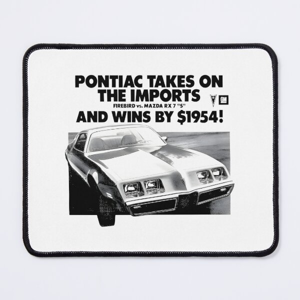 Item preview, Classic Pontiac Firebird Vintage Muscle Car Illustration Design designed and sold by Bawte.