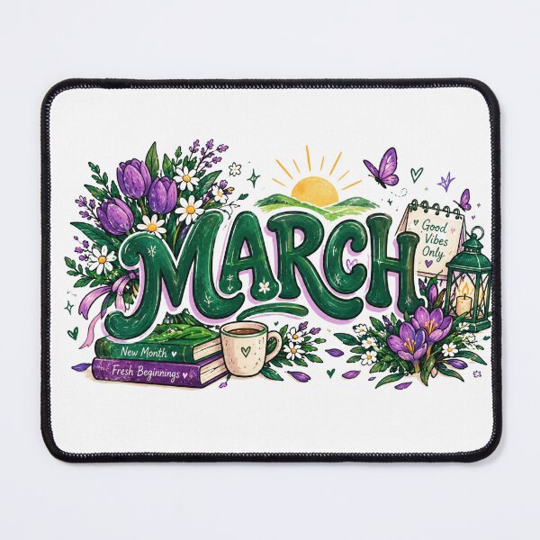 Item preview, March Spring Bloom Fresh Beginnings designed and sold by Snikdha.