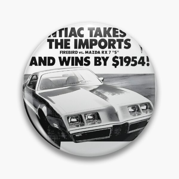 Item preview, Classic Pontiac Firebird Vintage Muscle Car Illustration Design designed and sold by Bawte.