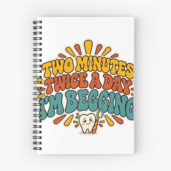 Item preview, Two Minutes Twice A Day Retro Dental Hygienist designed and sold by eignvalue.