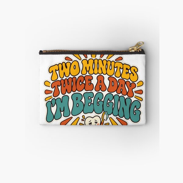 Item preview, Two Minutes Twice A Day Retro Dental Hygienist designed and sold by eignvalue.
