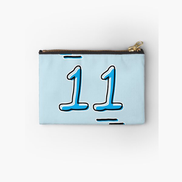 Item preview, Number 11 - Bold Blue Artistic Numeral Design designed and sold by Dyche Studio.