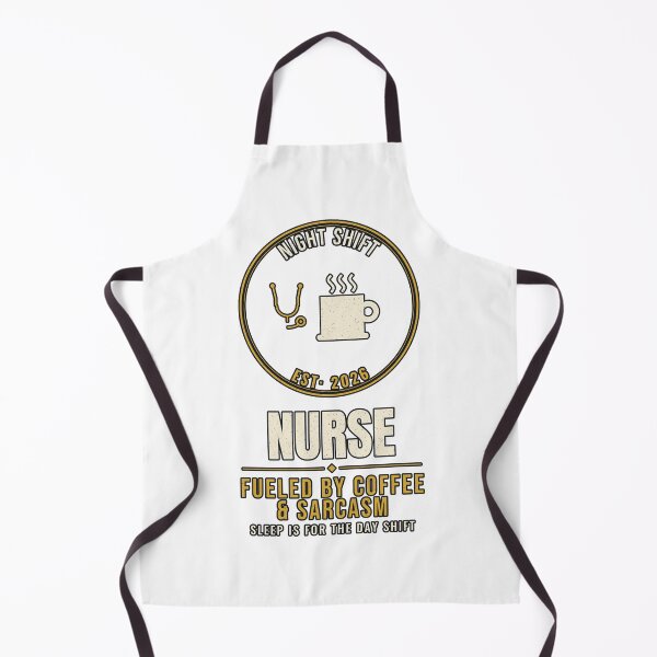 Item preview, Night Shift Nurse Coffee Sarcasm Vintage designed and sold by PeaksAndPrints.