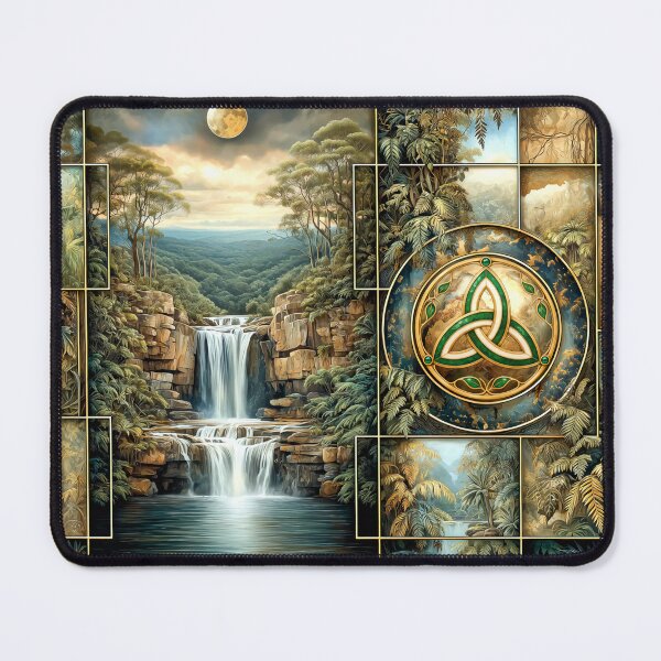 Item preview, The Verdant Orrery Abstract Landscape designed and sold by Dream Mythos Studios.