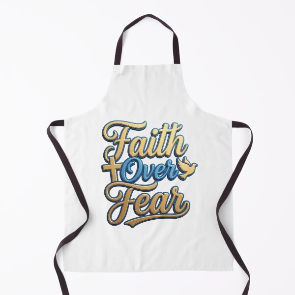 Item preview, Faith Over Fear Retro Christian Design - Cross and Dove designed and sold by Heart Hope Shop.
